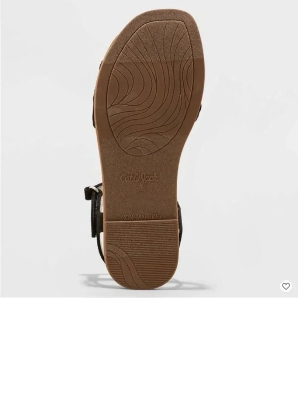 Girls' Lydia Ankle Strap Sandals - Cat & Jack™ Black